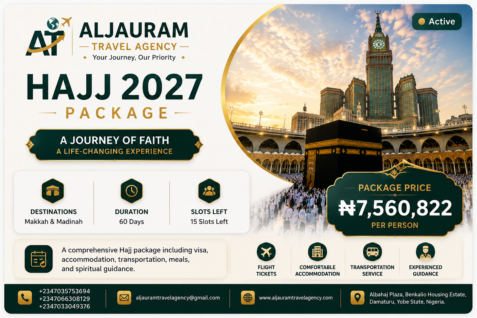 Hajj 2026 Package